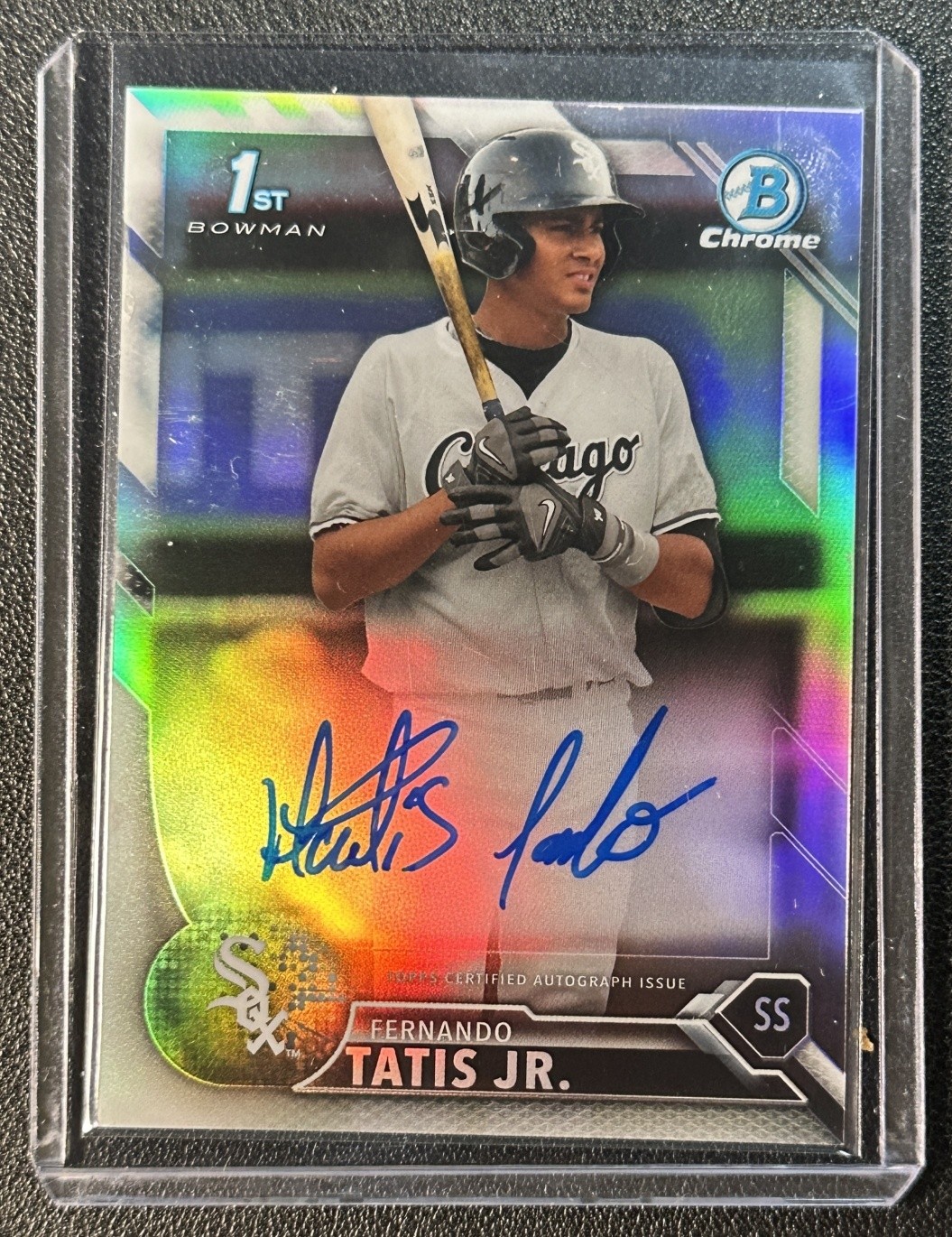 FERNANDO TATIS JR. 2016 BOWMAN CHROME #CPA-FT PROSPECT REFRACTOR AUTO 437/499