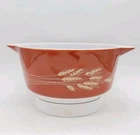 Vintage Pyrex Autumn Harvest Wheat in Rust 475 Casserole Dish Large 2.5L 1979-86