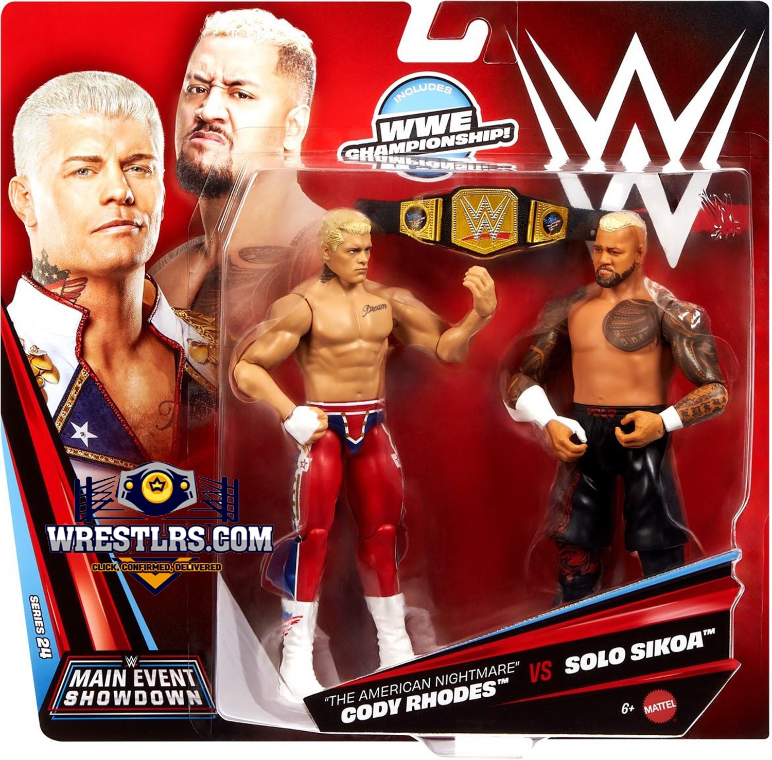 Cody Rhodes & Solo Sikoa - WWE Main Event Showdown Series 24 - Brand New