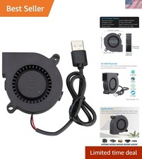 50mm 5V USB Blower Fan - Lightweight Cooling for Narrow Spaces and DIY Projects