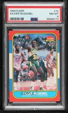 1986-87 Fleer Xavier McDaniel #72 PSA 8 15ho