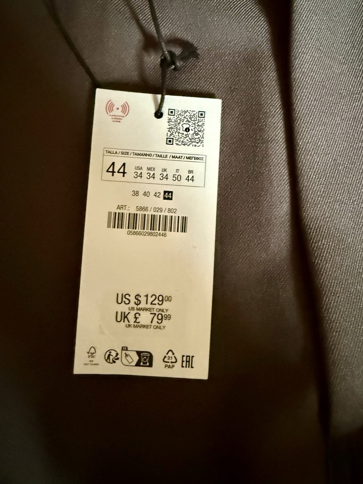Stefano Pilati @ Zara trousers. 44. Bnwt. Rrp £80 image 4