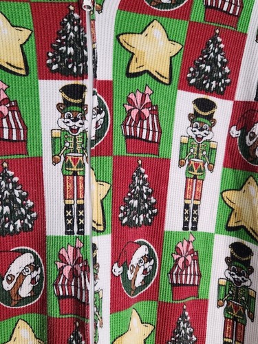 Buc-ees Einteiler Thermo Pyjama Damen M Weihnachten Urlaub Loungewear Biber - Bild 2 von 6