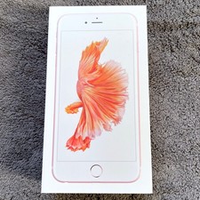 Apple iPhone 6s Plus 128GB Rose Gold EMPTY BOX ONLY w/ Inserts  Stickers MKTY2L
