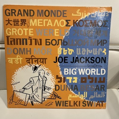 Joe Jackson Big World/Grand Monde 1986 Vinyl LP 3 Sides Complete A&M VG+