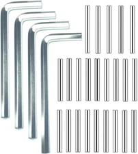 Spring Hinge Tension Pin Replacement Kit.35Pcs Stainless Steel Shelf Pins and 4P