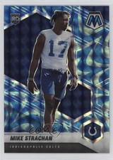 2021 Panini Mosaic Rookies Reactive Blue Mosaic Prizm Mike Strachan #397 16wc