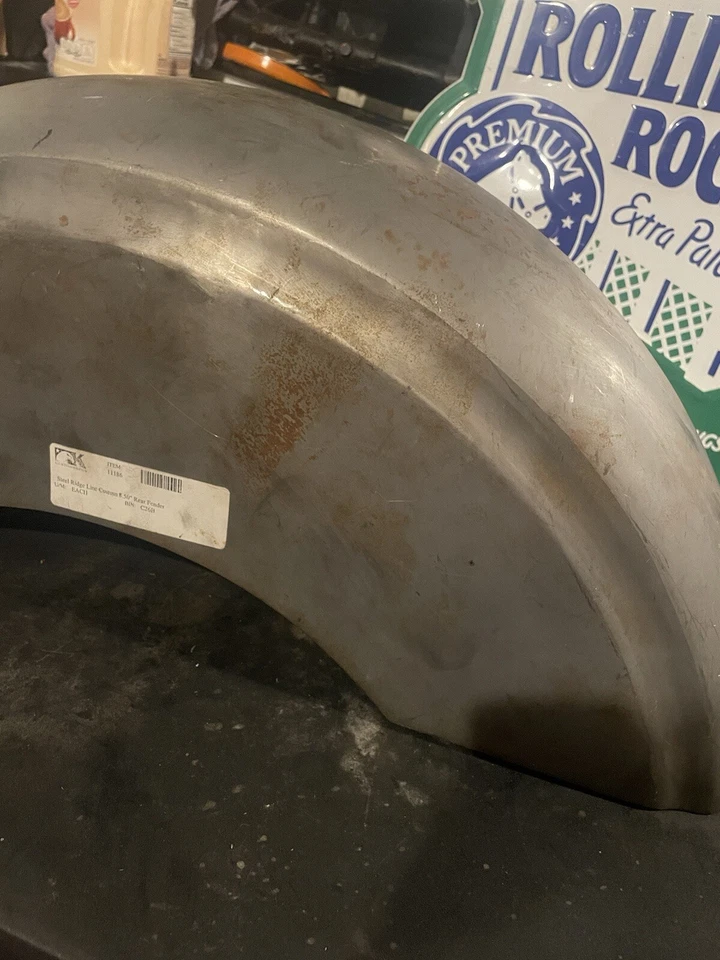 Marco de guardabarros trasero KUSTOMWERKS Ridge Line personalizado de 8-1/2" de ancho de acero crudo de 8,5 pulgadas EE. UU. Foto 4 de 4