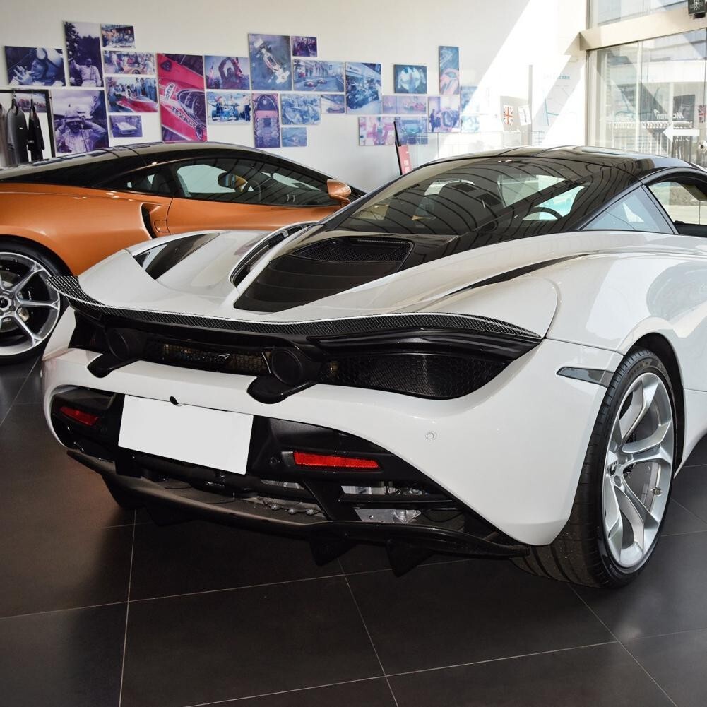Mclaren 720s Carbon Fiber Rear Lip Spoiler Coupe and Spyder