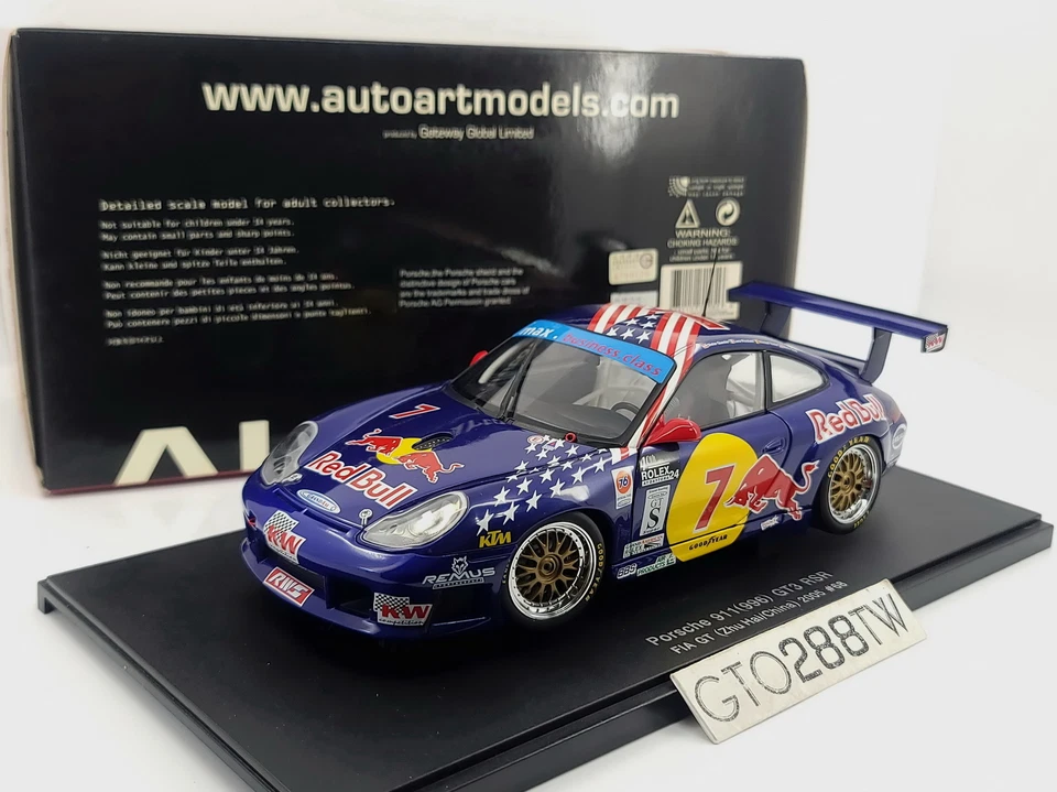 AUTOart 1:18 Porsche 911 GT3 R(996 GT3R) "RED BULL" #7 Daytona 24h 2002(80272) - Image 4 of 4