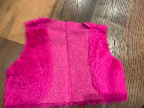 Rosa zottelig schick Mädchen Halloween Verkleidung Kleid Kostüm Größe Large (10-12) - Neu mit Etikett - Bild 9 von 11