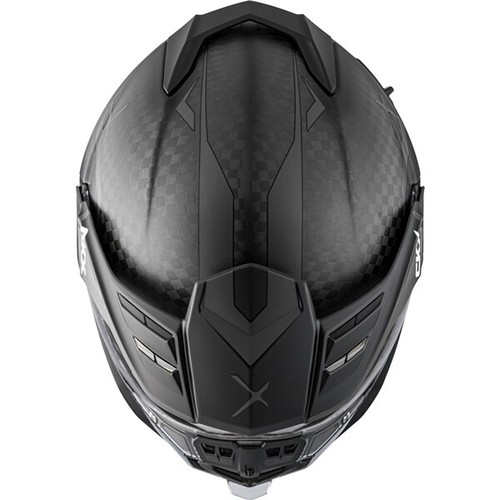 CKX Mission AMS Carbon Fury Grey Snowmobile Helmet Full Face Electric Shield - Picture 6 of 10