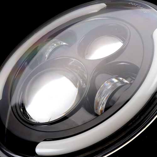 7 Inch LED Headlight Projector DRL For Honda Shadow VT1100 VT750 VT600 - Picture 15 of 16