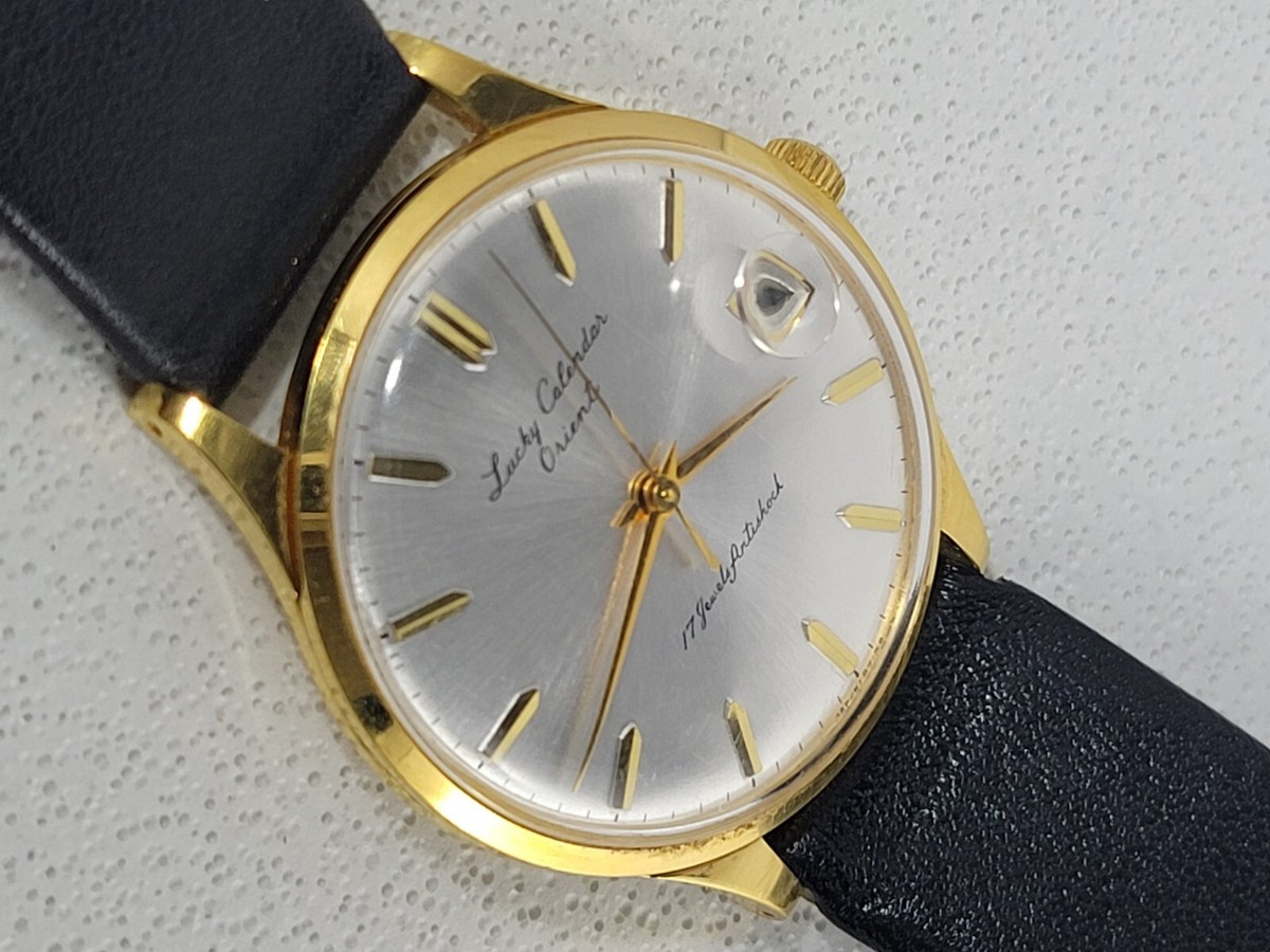 Orient Lucky Calendar 自動巻き腕時計 ORIENT Lucky Calendar Wrist Watch Hand Wind 1960s | eBay