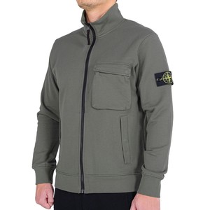 stone island sweat jacket