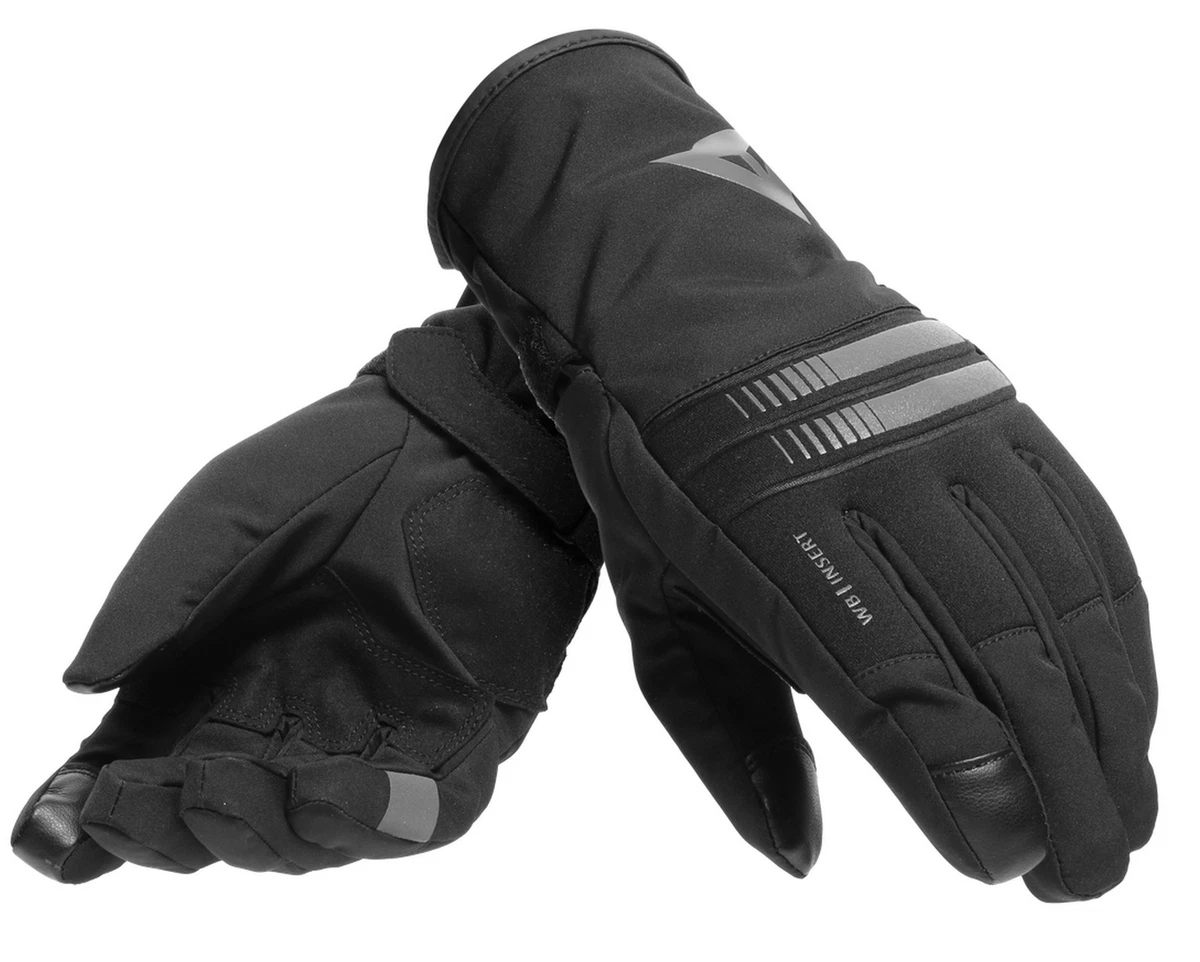 Dainese Plaza 3 D Dry Womens Textile Motorcycle Gloves Black