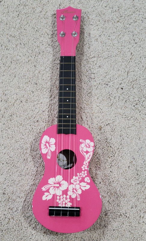Hawaiian Ukulele by Universal Worldwide Trading Inc – Wood, Pink, 20”