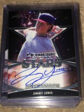 JIMMY LEWIS 2019 Leaf ULTIMATE Autograph on card DODGERS FUTURE STARS PROSPECT