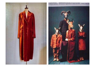 美品90s ETRO Velvet Tailored Coatビンテージ 90S Etro Velvet Tailored Coat Vintage Chic Outerwear Elegant