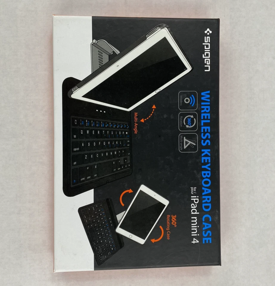 Spigen Wireless Keyboard Case for iPad Mini 4 Brand New - Image 3 of 4