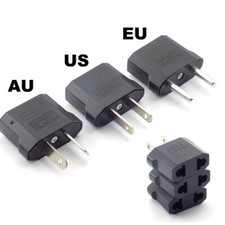 US EU To EU/UK/AU/US Plug Travel Wall AC Power Chargers Outlet Adapter Converter