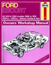 Haynes Manual - Ford Escort Mk1 1.1L & 1.3L X-Flow 1968-74