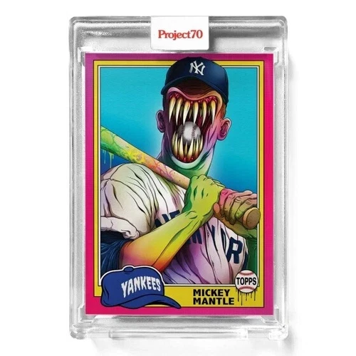 2021 Topps Project70® Card 935 - Mickey Mantle by Alex Pardee -Free Shipping!