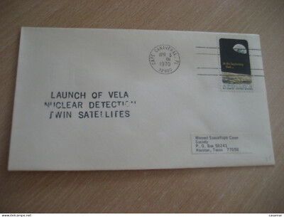 CAPE CANAVERAL 1970 Launch Of Vela Nuclear Detection Twin Satellites Physics Spa