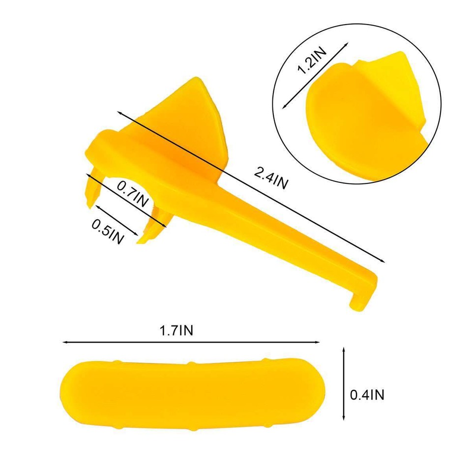 36Pcs Tire Changer Machine Plastic Mount Demount Duck Head Insert Rim ...
