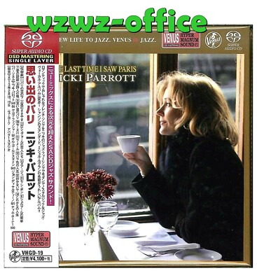 Nicki Parrott Jazz Bass SEALED NEW SACD ''The Last Time I Saw Paris'' Paper OBI Sl