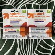 Up&Up Sport Suncreen Lip Balm SPF 50 (2 Pack)