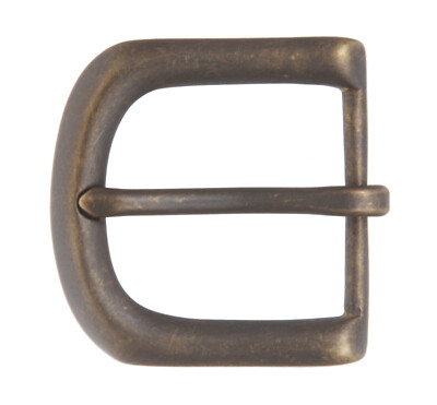 1 1/2'' (38 mm) Nickel Free Single Prong Solid Brass Horseshoe Belt Buckle