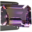 1.38 Ct Natural Ametrine Gemstone Purple Yellow Color Emerald Cut — photo 1