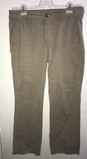 EDC by Esprit Herren Hose Eagle Fit Karo Muster Straight Leg Vintage  W31 L32