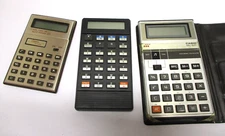 Lot of 3 Vintage Casio ML-831 Musical Calculator Caprice Mini Selectronics Rare