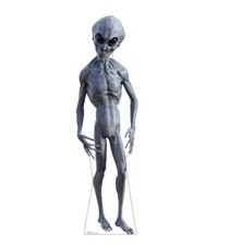 Listing image for ALIEN ET UFO ROSWELL AREA 51 LIFESIZE CARDBOARD STANDUP STANDEE CUTOUT POSTER