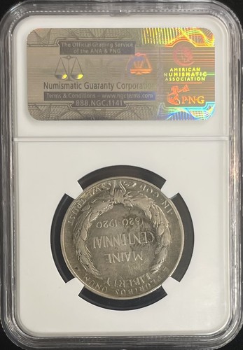 1920 Maine Centennial Gedenksilber halber Dollar - Bild 2 von 2