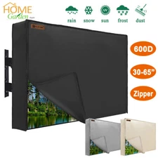 30-85 inch Outdoor TV Cover Fitted Waterproof Weatherproof Television Protector