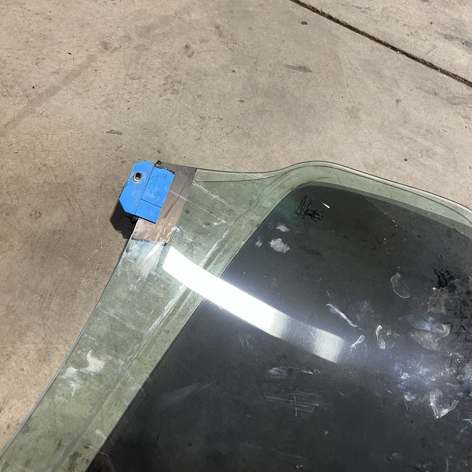 03-12 Maserati Quattroporte Rear Left Side Door Window Glass M139