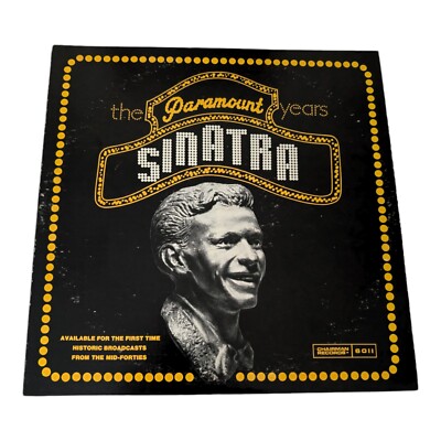 Frank Sinatra  The Paramount Years Vinyl Chairman Records Broadcasts 40's