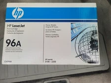 HP 96A Black Toner Cartridge C4096A OEM NEW Genuine Sealed Laserjet 2100 2200