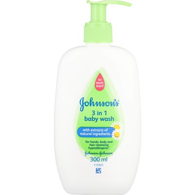 johnson's 3 in 1 baby wash