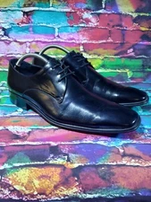 Brand Q Vero Cuoio Oxford Lace Up Shoes Men's Black Italy (US 13)