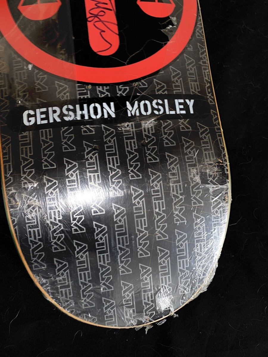 RARE SIGNED Gershon Mosely THE A TEAM Skateboard Deck Autographed