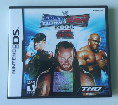 WWE Smackdown Vs Raw 2008 mit ECW (Nintendo DS, 2007) **KOMPLETT**