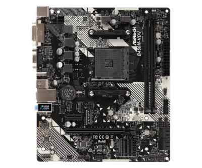 ASRock B450M-HDV R4.0 AM4 AMD Promontory B450 SATA 6Gb Micro ATX