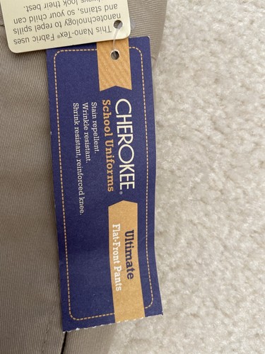 Nwt Cherokee School Uniform Size 7 Stain Repellent Wrinkle Resistant Pants New - Picture 6 of 12