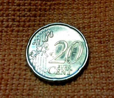 RARE 1999 SPAIN ESPANA 20 CENT EURO 1999 COIN CERVANTES 5.7 grams