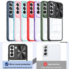 Camera Slide Shockproof Case Cover For Samsung S25 S24 S23 Ultra S22 S21 S20 FE