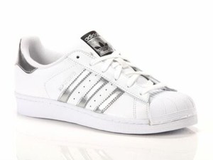 scarpe adidas superstar bianche e argento